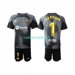 FC Barcelone Maillot avec flocage Ter Stegen 1 Gardien Extérieur 2022-2023 ,Tenue Enfant MC FC Barcelone Maillot avec flocage Ter Stegen 1 Gardien Extérieur 2022-2023 ,Tenue Enfant MC