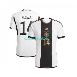 Allemagne Maillot avec flocage Musiala 14 Domicile Coupe du Monde 2022 ,Homme MC