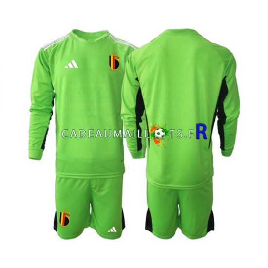 Belgique Maillot avec flocage Gardien Domicile 2021-2022 ,Tenue Enfant ML