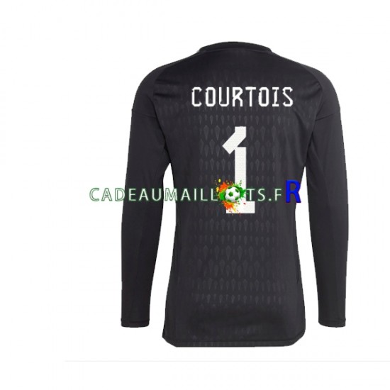 Belgique Maillot avec flocage Courtois 1 Gardien Extérieur 2022 ,Homme ML