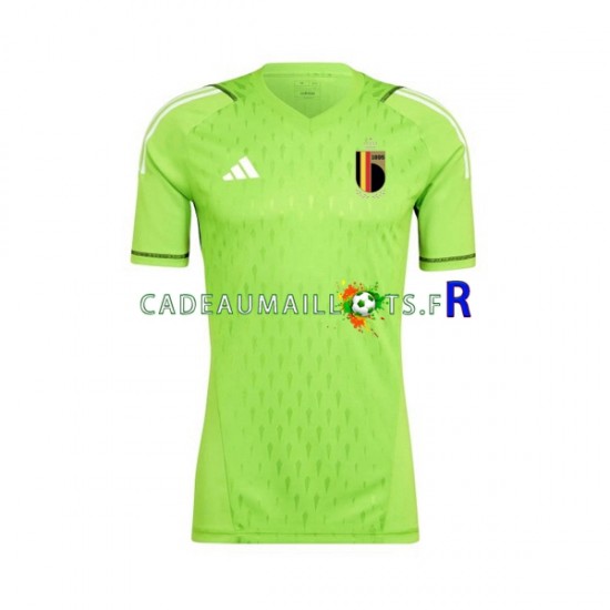 Belgique Maillot avec flocage Gardien Domicile 2021-2022 ,Homme MC