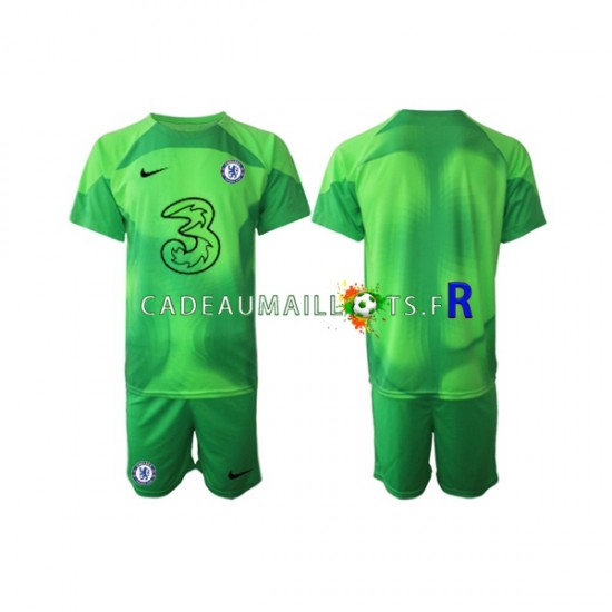 Chelsea Maillot avec flocage Gardien 3ème 2022-2023 ,Tenue Enfant MC