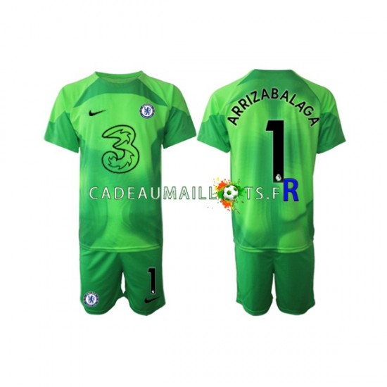 Chelsea Maillot avec flocage Kepa Arrizabalaga 1 Gardien 3ème 2022-2023 ,Tenue Enfant MC