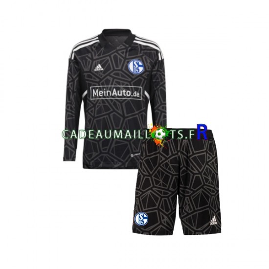 FC Schalke 04 Maillot avec flocage Gardien Domicile 2022-2023 ,Tenue Enfant ML