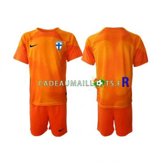 Finlande Maillot avec flocage Gardien Domicile 2022-2023 ,Tenue Enfant MC