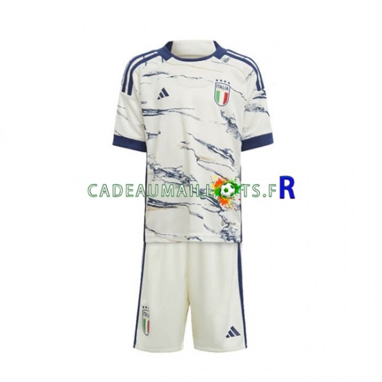 Italie Maillot avec flocage Extérieur 2023 ,Tenue Enfant MC