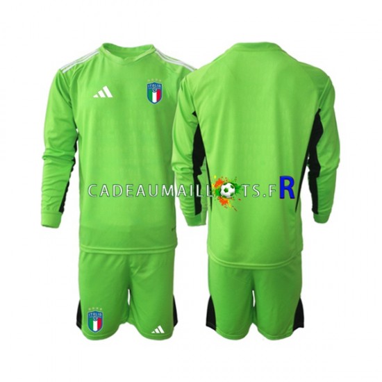 Italie Maillot avec flocage Gardien Domicile 2023 ,Tenue Enfant ML