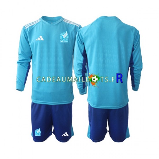 Mexique Maillot avec flocage Gardien Extérieur 2022 ,Tenue Enfant ML