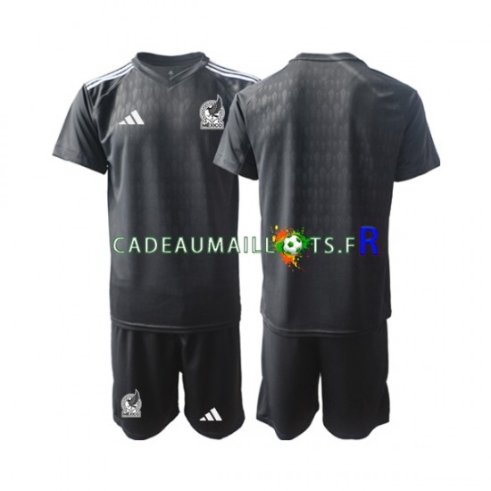 Mexique Maillot avec flocage Gardien Domicile 2022 ,Tenue Enfant MC