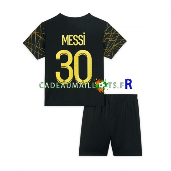 Paris Saint-Germain Maillot avec flocage Lionel Messi 30 4ème 2022-2023 ,Tenue Enfant MC