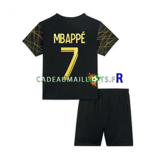 Paris Saint-Germain Maillot avec flocage Mbappé 7 4ème 2022-2023 ,Tenue Enfant MC