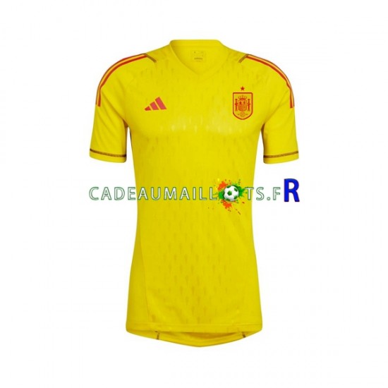 Espagne Maillot avec flocage Gardien Extérieur 2022-2023 ,Homme MC