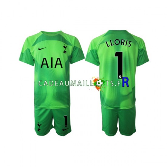 Tottenham Hotspur Maillot avec flocage Hugo Lloris 1 Gardien Extérieur 2022-2023 ,Tenue Enfant MC