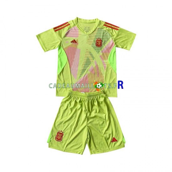 Argentine Maillot avec flocage Gardien Extérieur 2024 ,Tenue Enfant MC