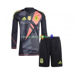 Argentine Maillot avec flocage Gardien Domicile 2024 ,Tenue Enfant ML