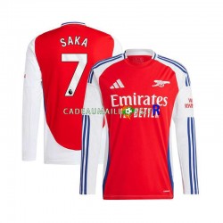 Arsenal Maillot avec flocage Bukayo Saka 7 Domicile 2024-2025 ,Homme ML