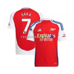 Arsenal Maillot avec flocage Bukayo Saka 7 Domicile 2024-2025 ,Homme MC
