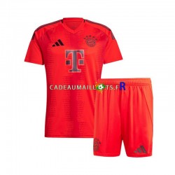 Bayern Munich Maillot avec flocage Domicile 2024-2025 ,Tenue Enfant MC
