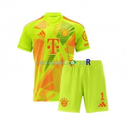 Bayern Munich Maillot avec flocage Manuel Neuer 1 Gardien Domicile 2024-2025 ,Tenue Enfant MC