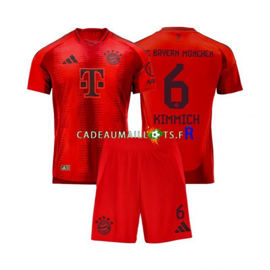 Bayern Munich Maillot avec flocage Joshua Kimmich 6 Domicile 2024-2025 ,Tenue Enfant MC