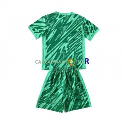 Brésil Maillot avec flocage Gardien 3ème 2024 ,Tenue Enfant MC