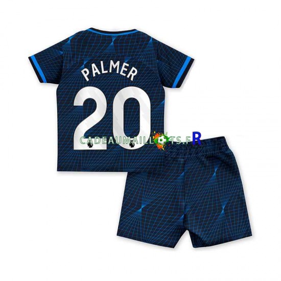 Chelsea Maillot avec flocage Cole Palmer 20 Extérieur 2023-2024 ,Tenue Enfant MC