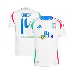 Italie Maillot avec flocage Chiesa 14 Extérieur Euro 2024 ,Homme MC