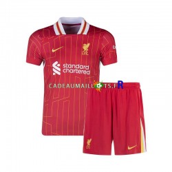 Liverpool Maillot avec flocage Domicile 2024-2025 ,Tenue Enfant MC