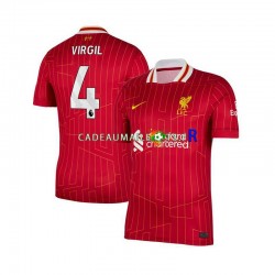 Liverpool Maillot avec flocage Virgil van Dijk 4 Domicile 2024-2025 ,Homme MC