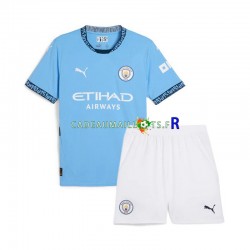 Manchester City Maillot avec flocage Domicile 2024-2025 ,Tenue Enfant MC