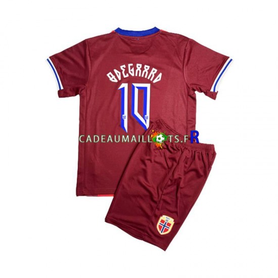 Norvège Maillot avec flocage Martin Odegaard 8 Domicile 2024 ,Tenue Enfant MC