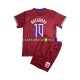 Norvège Maillot avec flocage Martin Odegaard 8 Domicile 2024 ,Tenue Enfant MC