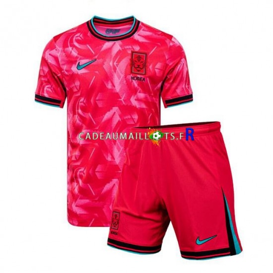 Corée du Sud Maillot avec flocage Domicile 2024 ,Tenue Enfant MC