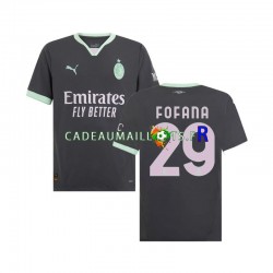 AC Milan Maillot avec flocage Fofana 29 3ème 2024-2025 ,Homme MC