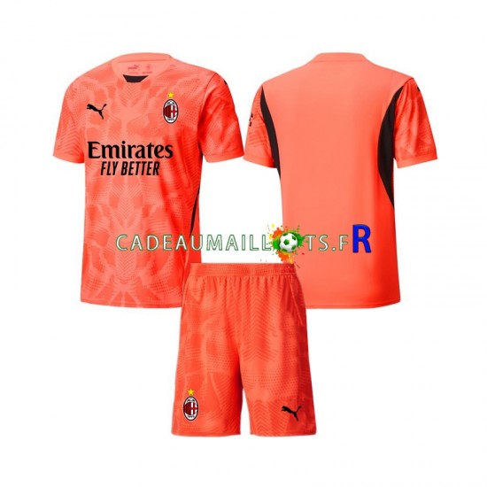 AC Milan Maillot avec flocage Gardien 4ème 2024-2025 ,Tenue Enfant MC