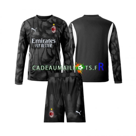 AC Milan Maillot avec flocage Noir Gardien Domicile 2024-2025 ,Tenue Enfant ML