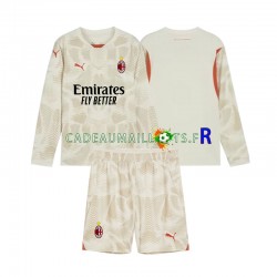 AC Milan Maillot avec flocage Gardien 3ème 2024-2025 ,Tenue Enfant ML