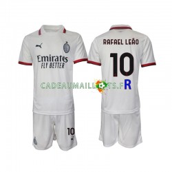 AC Milan Maillot avec flocage Rafael Leao 10 Extérieur 2024-2025 ,Tenue Enfant MC AC Milan Maillot avec flocage Rafael Leao 10 Extérieur 2024-2025 ,Tenue Enfant MC