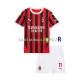 AC Milan Maillot avec flocage ibrahimovic 11 Domicile 2024-2025 ,Tenue Enfant MC