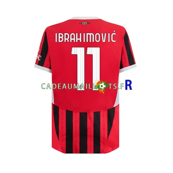 AC Milan Maillot avec flocage ibrahimovic 11 Domicile 2024-2025 ,Homme MC