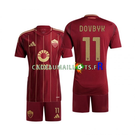 AS Rome Maillot avec flocage Artem Dovbyk 11 Domicile 2024-2025 ,Tenue Enfant MC