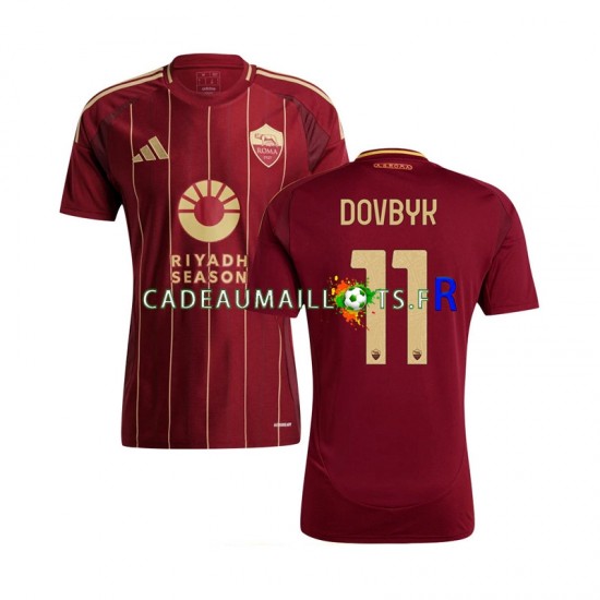 AS Rome Maillot avec flocage Artem Dovbyk 11 Domicile 2024-2025 ,Homme MC