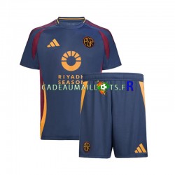 AS Rome Maillot avec flocage 3ème 2024-2025 ,Tenue Enfant MC
