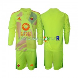 AS Rome Maillot avec flocage Gardien Extérieur 2024-2025 ,Tenue Enfant ML