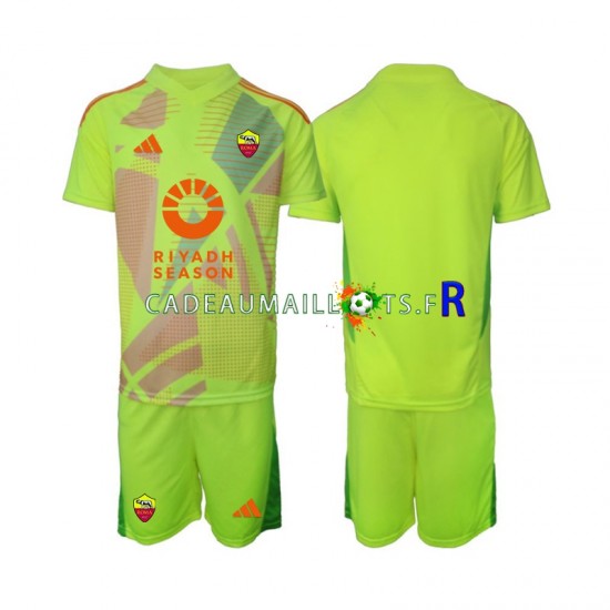 AS Rome Maillot avec flocage Gardien Extérieur 2024-2025 ,Tenue Enfant MC