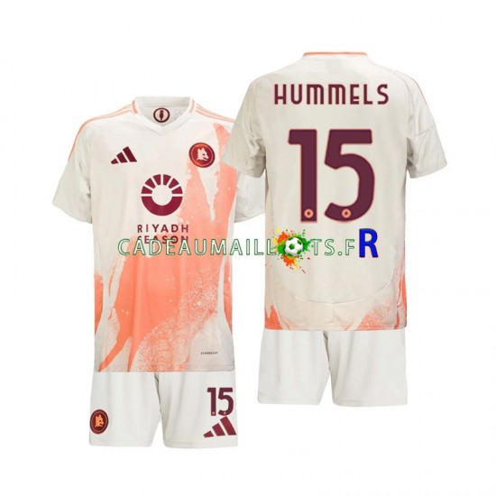 AS Rome Maillot avec flocage Mats Hummels 15 Extérieur 2024-2025 ,Tenue Enfant MC