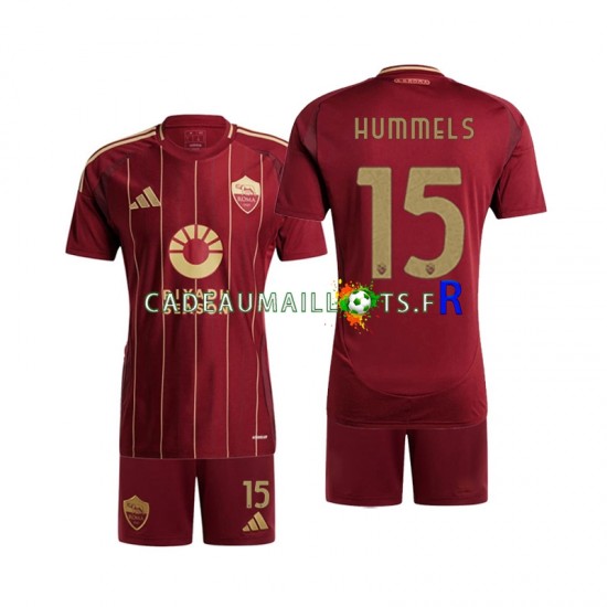 AS Rome Maillot avec flocage Mats Hummels 15 Domicile 2024-2025 ,Tenue Enfant MC