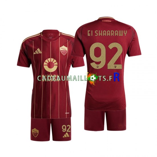 AS Rome Maillot avec flocage Stephan El Shaarawy 92 Domicile 2024-2025 ,Tenue Enfant MC