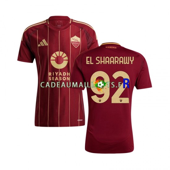 AS Rome Maillot avec flocage Stephan El Shaarawy 92 Domicile 2024-2025 ,Homme MC