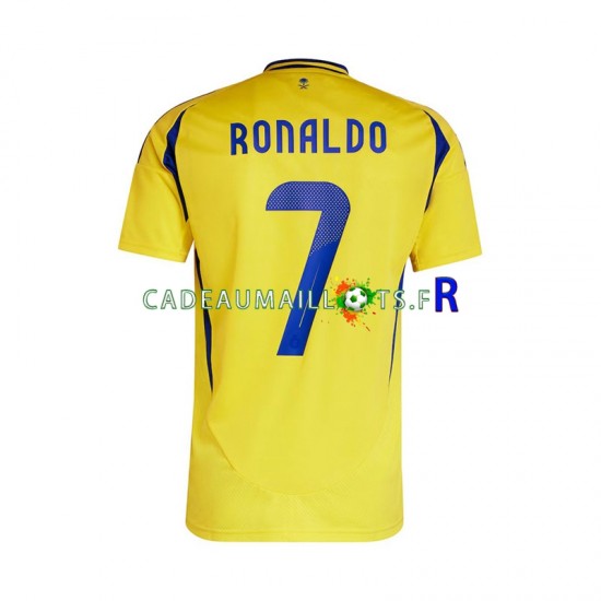 Maillot avec flocage Al Nassr Cristiano Ronaldo 7 Domicile 2024-2025 ,Homme MC